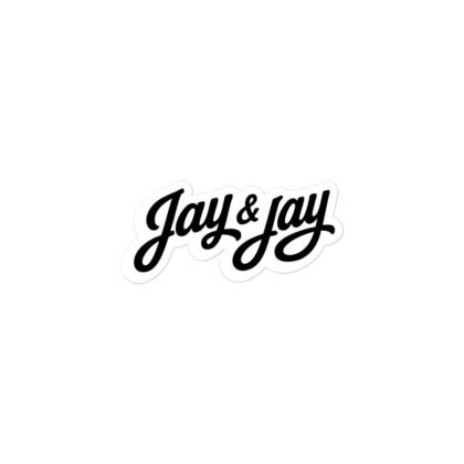 jay and jay logo sticker vinyl design