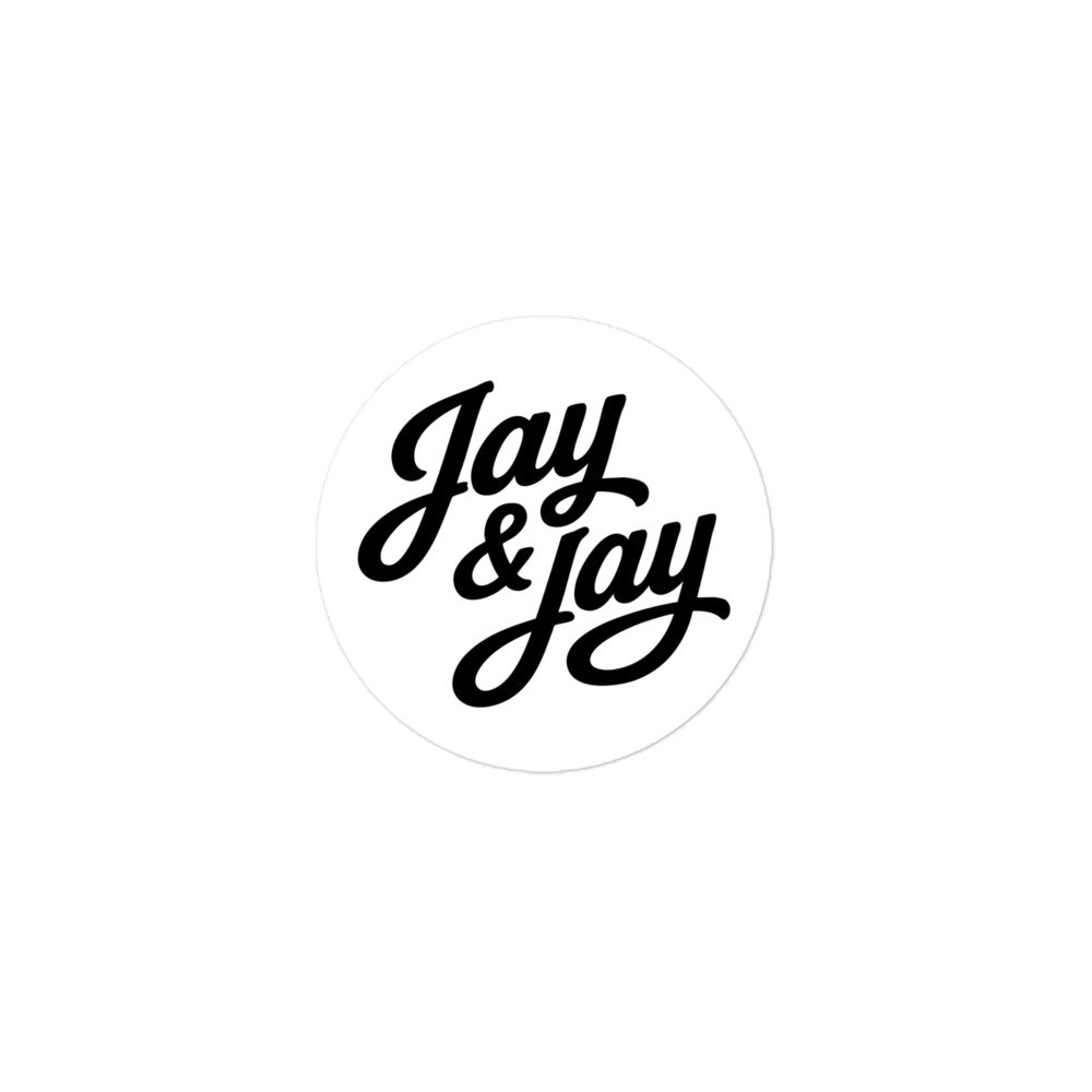 Jay and Jay logo sticker